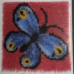 WonderArt Latch Hook Kit (Butterfly Pattern)